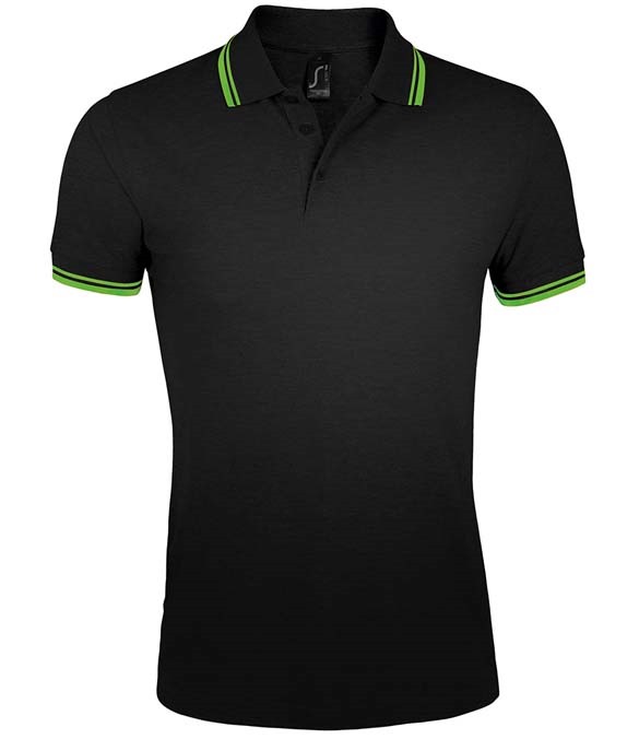 SOL&#39;S Pasadena Tipped Cotton Piqu&#233; Polo Shirt