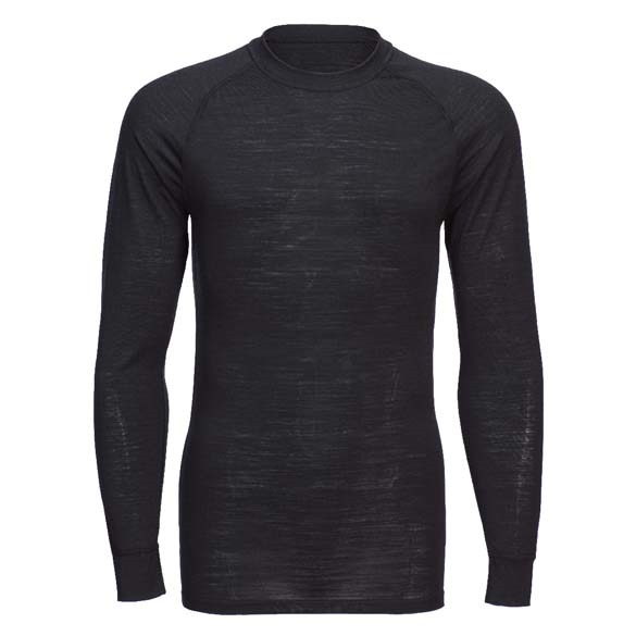 Merino Wool Crewneck Baselayer Top